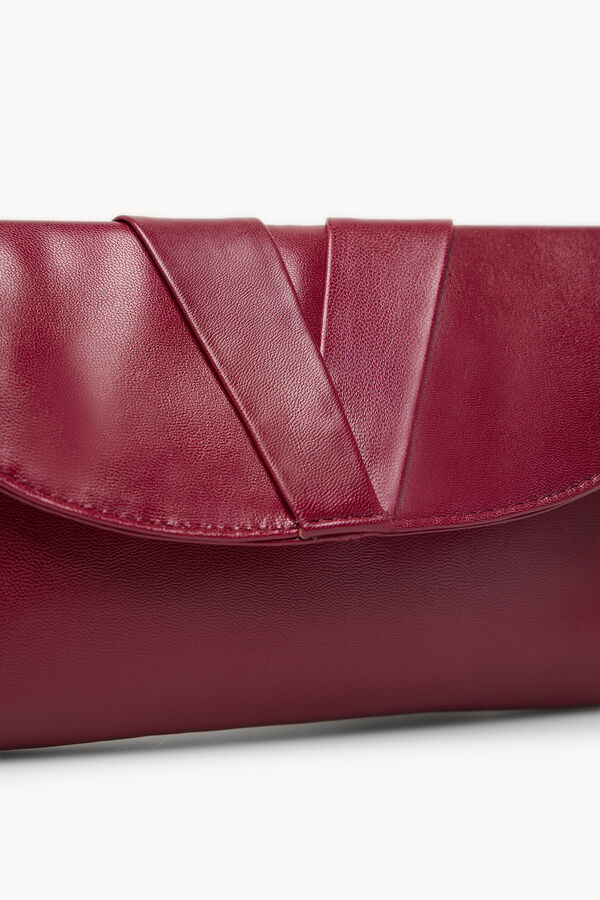 Hoss Intropia Noha. Cartera de piel Granate