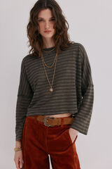 Hoss Intropia Marta. T-shirt gola padeiro Verde