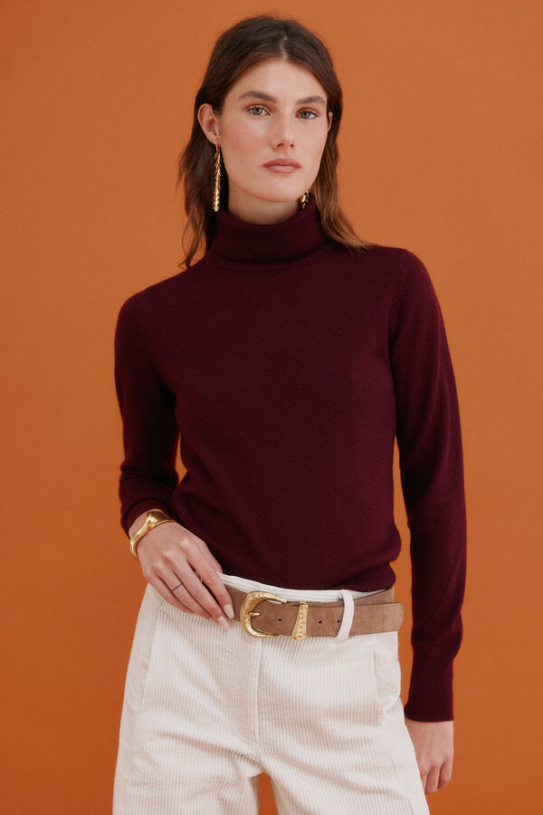 Hoss Intropia Ilse. Jersey cuello vuelto Naranja