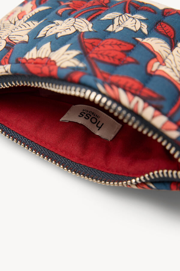 Hoss Intropia Lucina. Cartera estampada acolchada Estampado azul