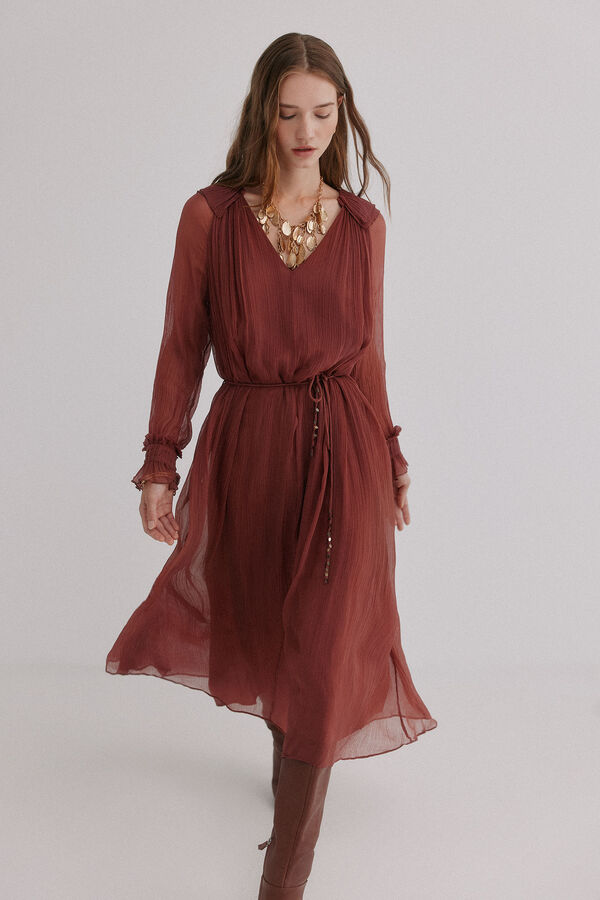 Hoss Intropia Alejandra. Vestido esvoaçante Subiu