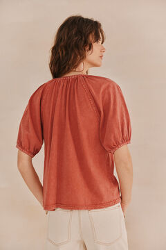 Hoss Intropia Fiona. Camiseta blusa Vermelho