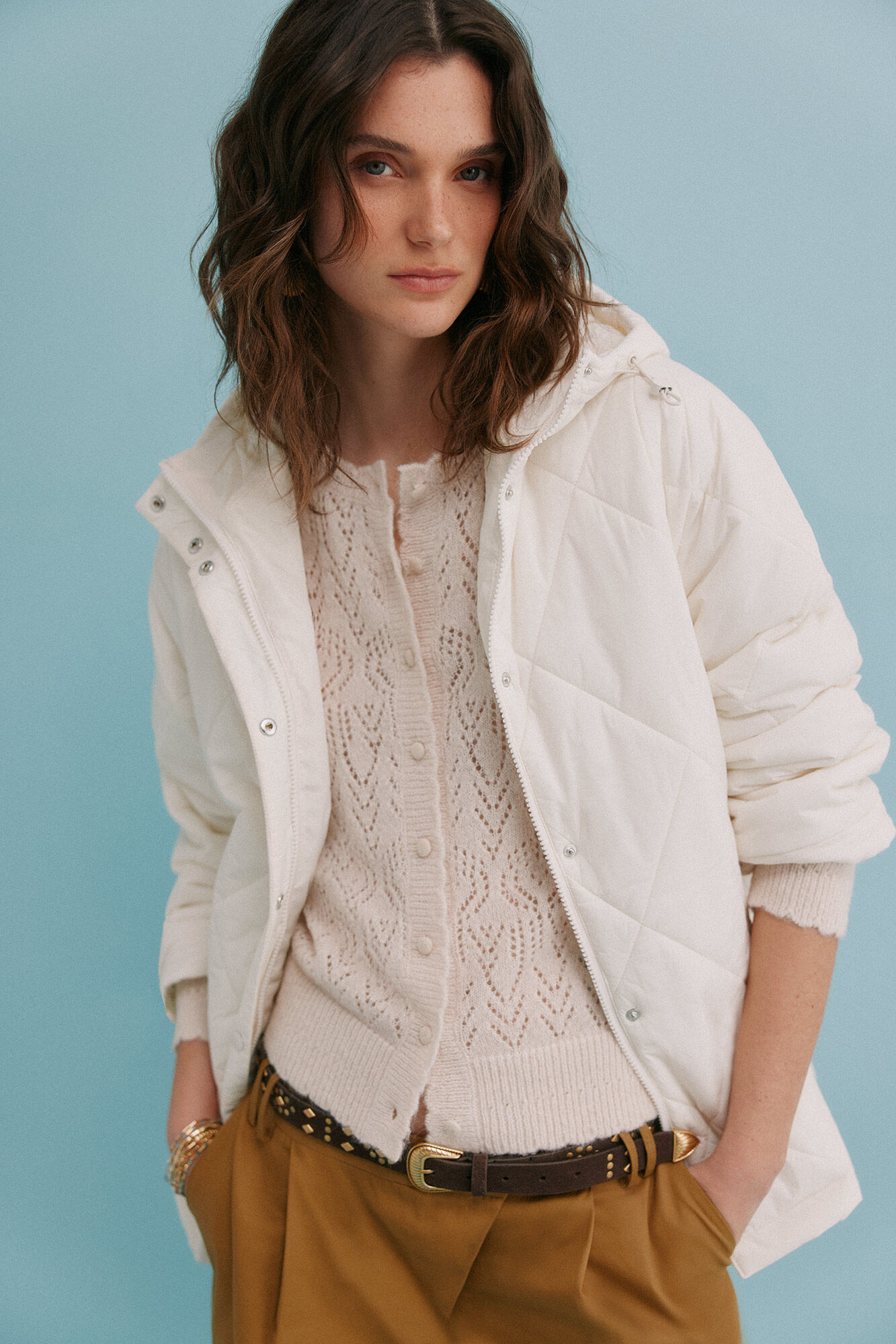 Hoss Intropia Dahlia. Sneaker acolchoada