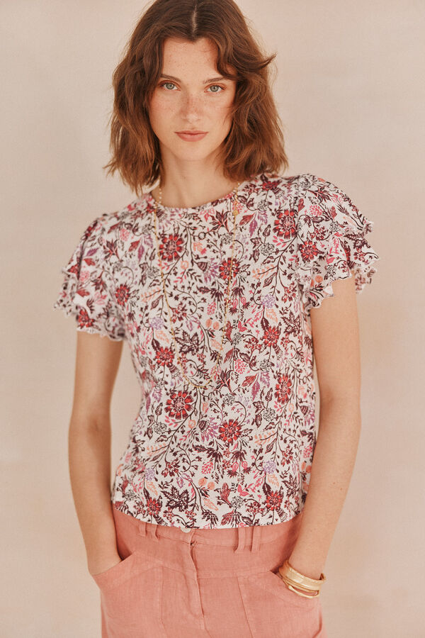 Hoss Intropia Marian. T-shirt estampada Multicolorido