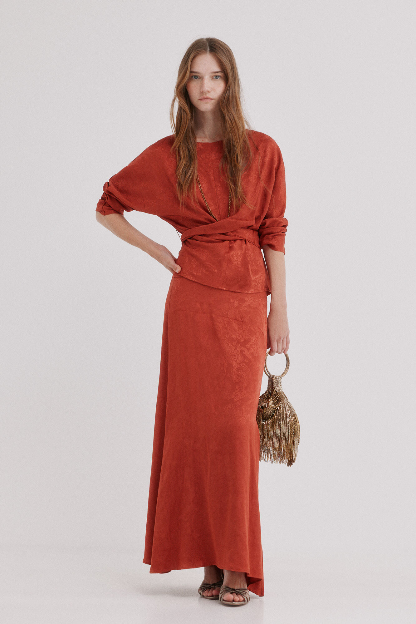 Hoss Intropia Clea .Blusa jacquard