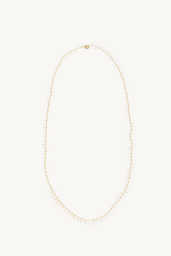 Hoss Intropia Nelly. Colar de pérolas Dourado