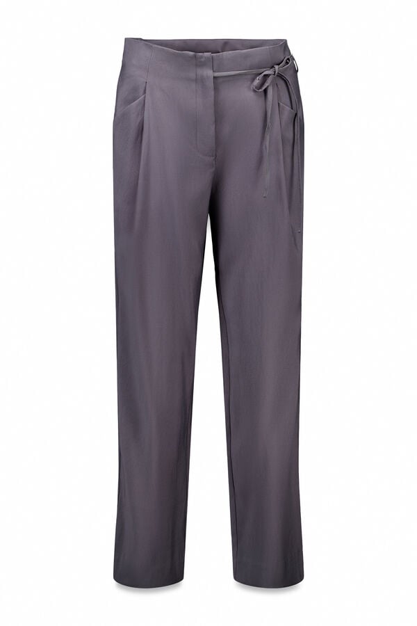 Hoss Intropia Piper. Calça de laçada Cinzento