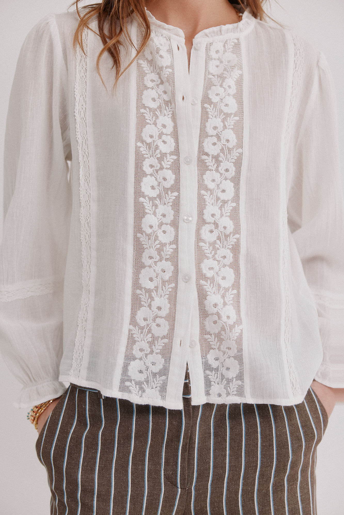 Hoss Intropia Caridad. Blusa rom&aacute;ntica