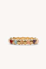 Hoss Intropia Lena. Pulseira de pedras. Dourado