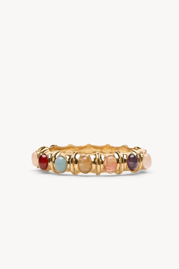 Hoss Intropia Lena. Pulseira de pedras. Dourado