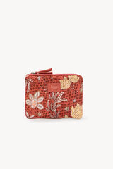 Hoss Intropia Nicole. Cartera de algodón estampada Rosa
