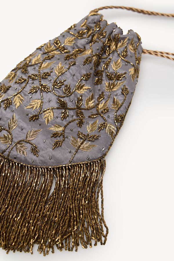 Hoss Intropia Madelyn. Bolso bordado Arena