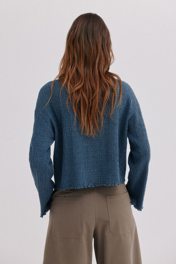 Hoss Intropia Maggie. Jersey calado Azul marino