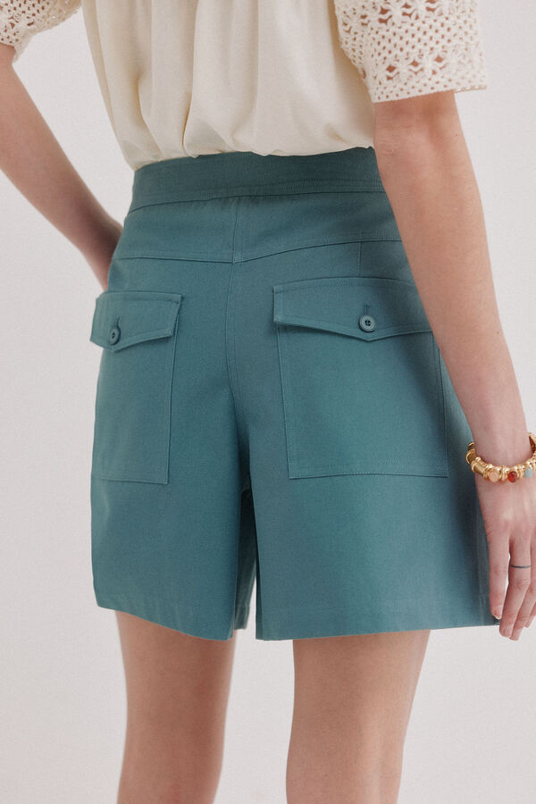 Hoss Intropia Bermuda curta Paulina Azul