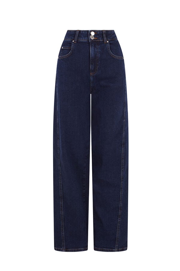 Hoss Intropia Babette. Jeans estruturado Azul