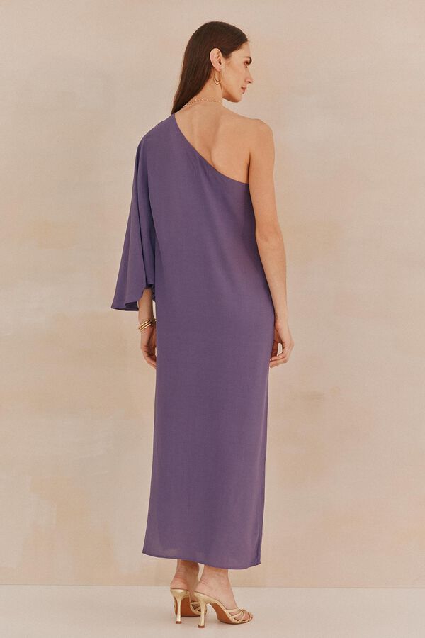 Hoss Intropia Adriana. Vestido assimétrico liso Roxo