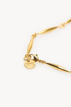 Hoss Intropia Noelia. Colar longo de flores Dourado