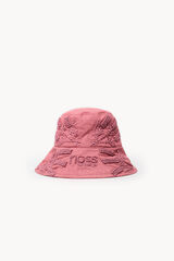 Hoss Intropia Meira. Sombrero bordado de algodón Rosa
