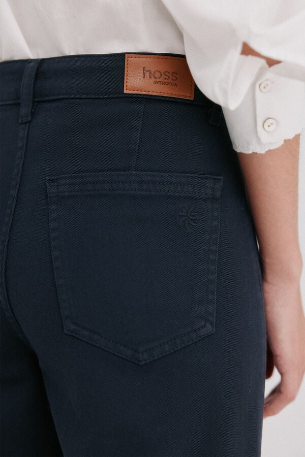 Hoss Intropia Piera. Cal&ccedil;a jacquard Cinzento