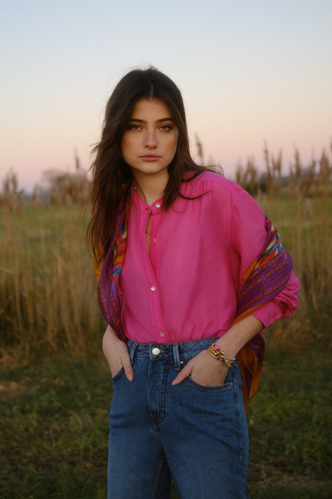 Camisa fluida hotsell mujer