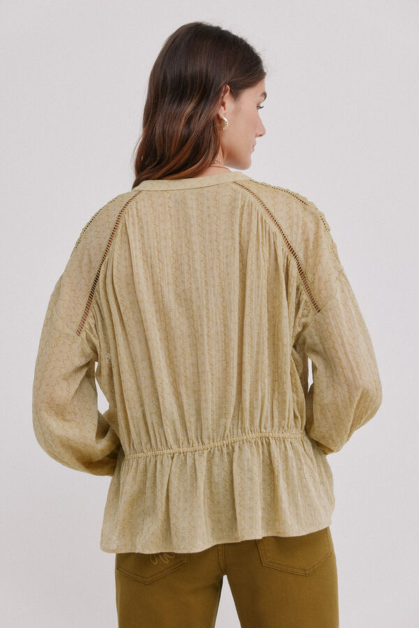 Hoss Intropia Guiomar. Blusa boho Verde