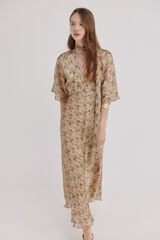 Hoss Intropia Astrid. Vestido acetinado Multicolorido