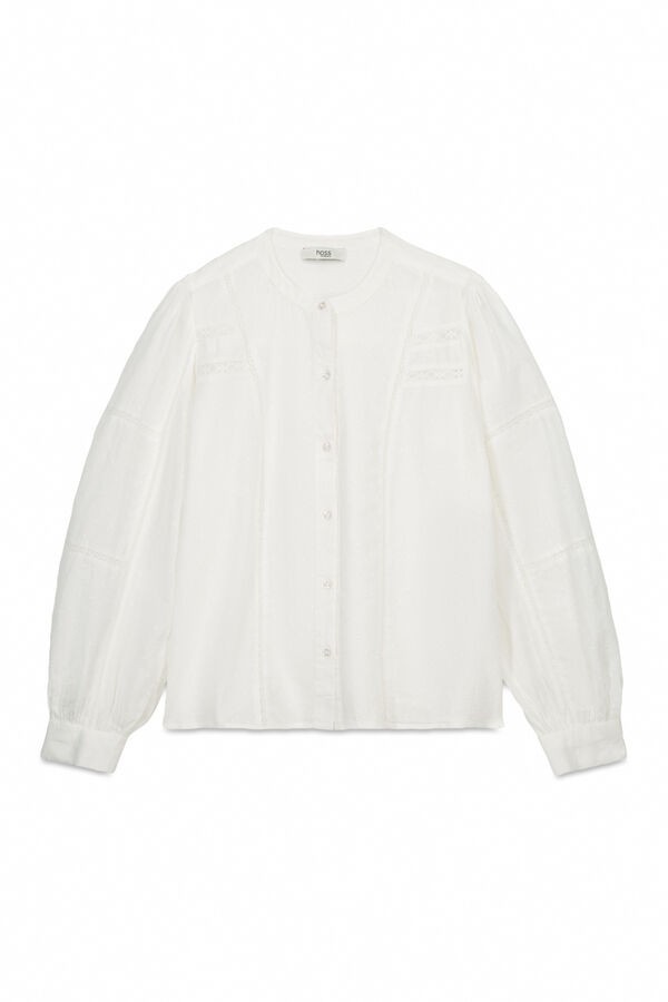 Hoss Intropia Geneviève. Blusa romântica Ecru