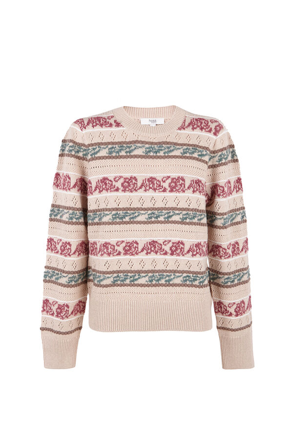 Hoss Intropia Irene. Jersey calado Multicolor