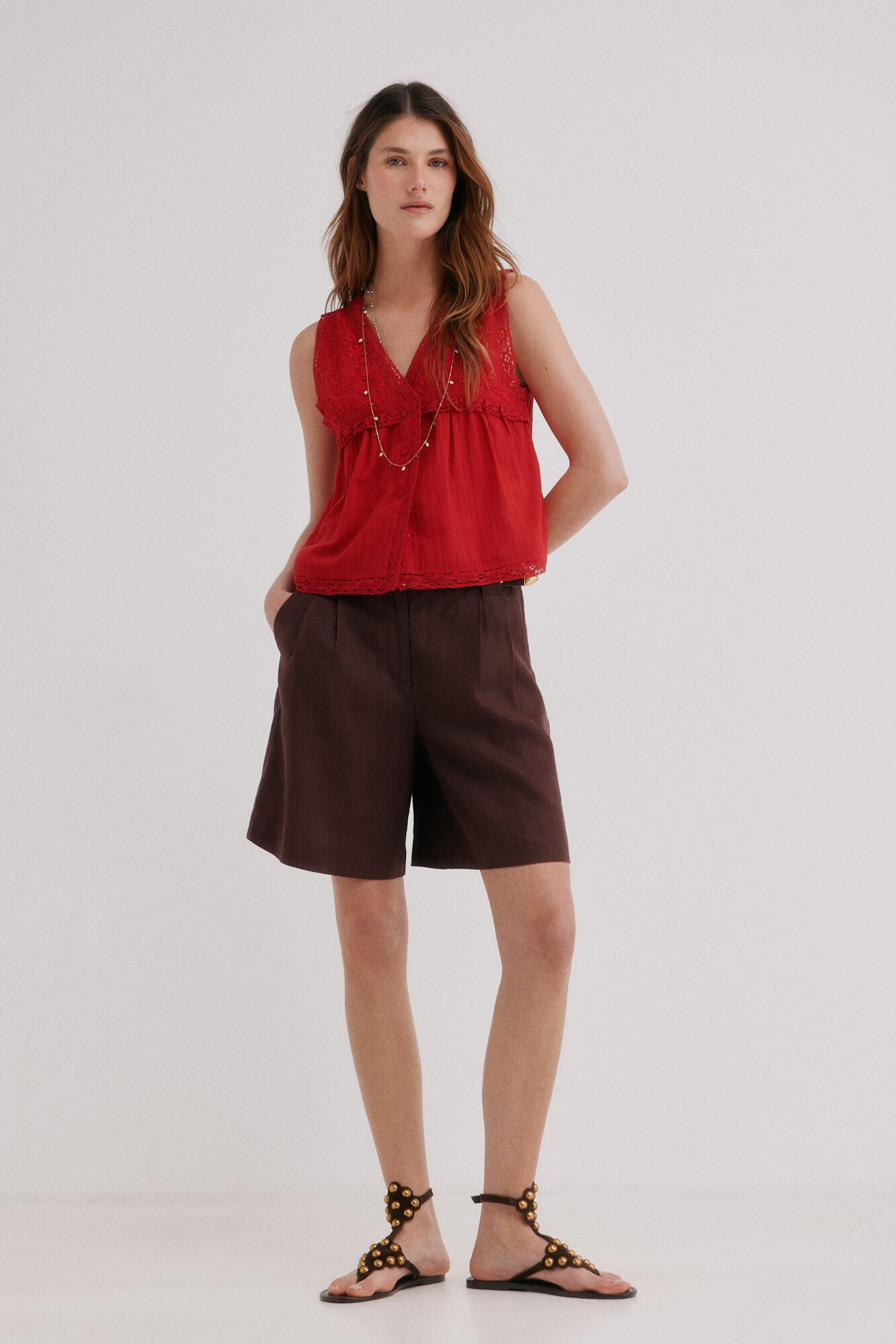 Hoss Intropia Cora. Blusa rom&aacute;ntica