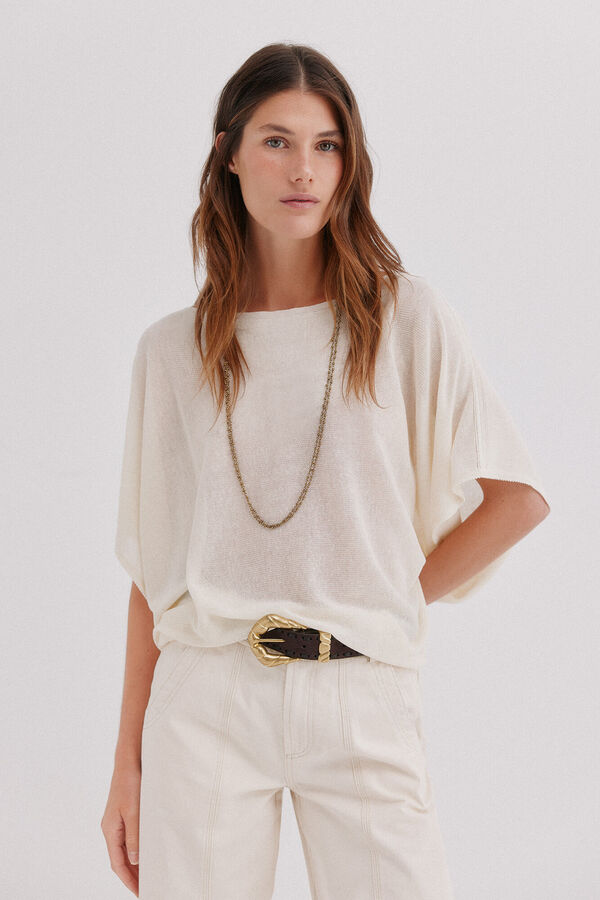 Hoss Intropia Indira. Pullover punto Beige