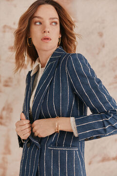 Hoss Intropia Elvira. Blazer riscas Azul