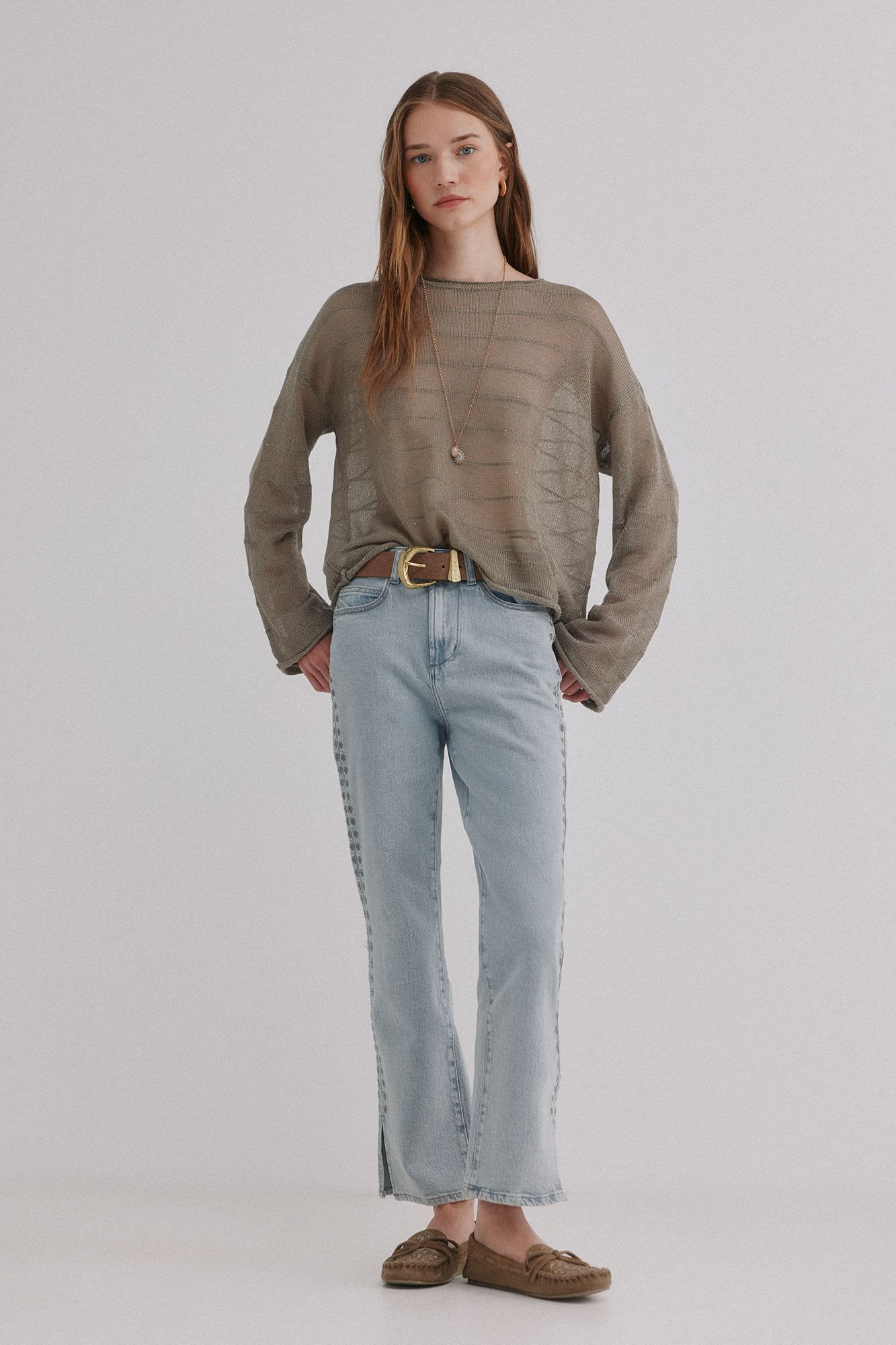 Hoss Intropia Brigitte. Jeans bordado