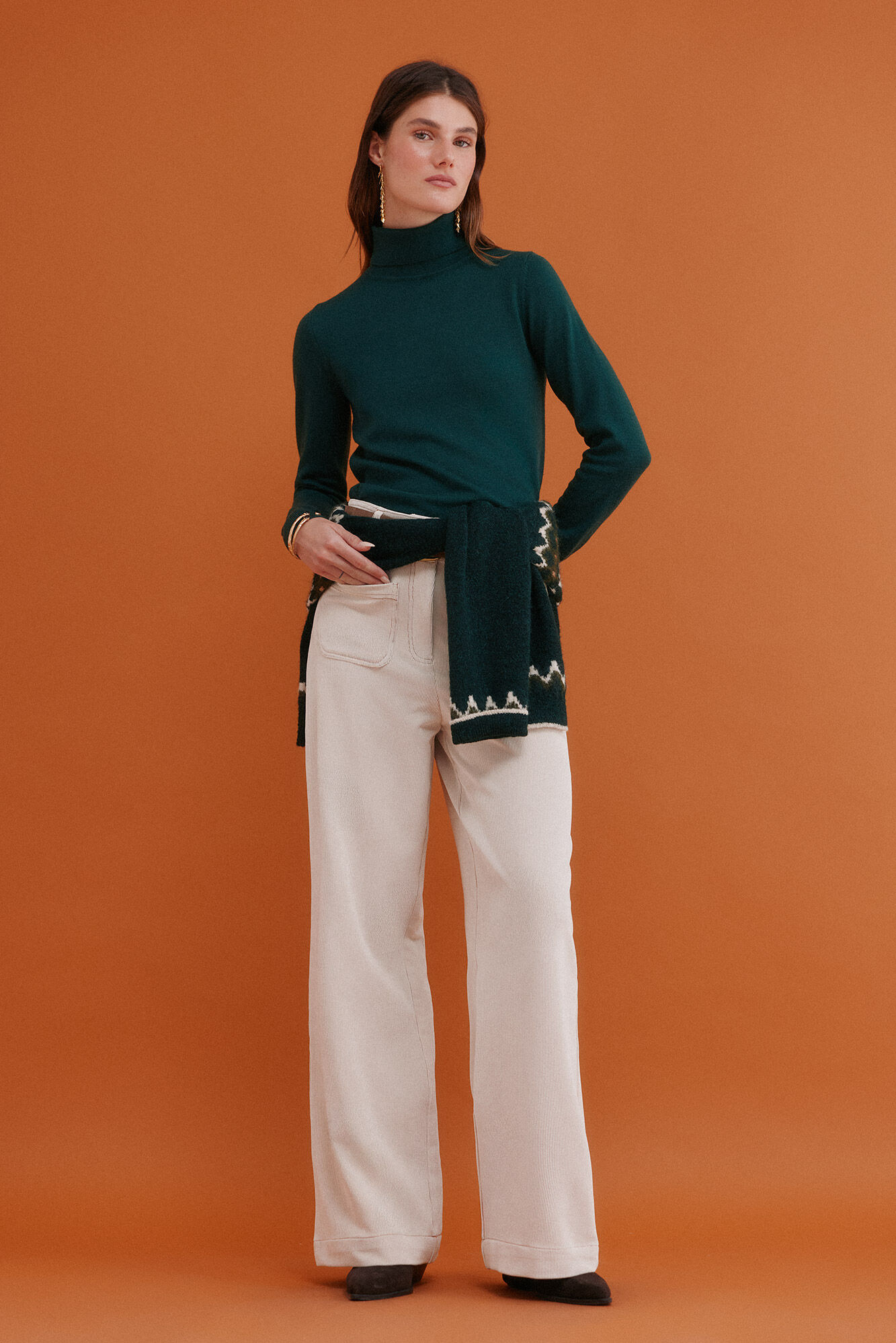 Hoss Intropia Ilse. Jersey cuello vuelto