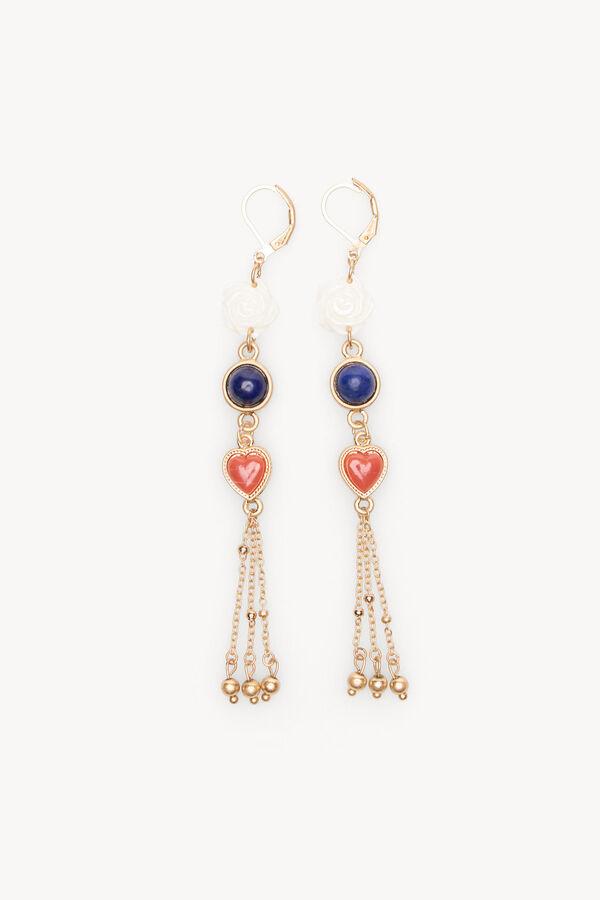 Hoss Intropia Brinco cora&ccedil;&atilde;o liso Dourado