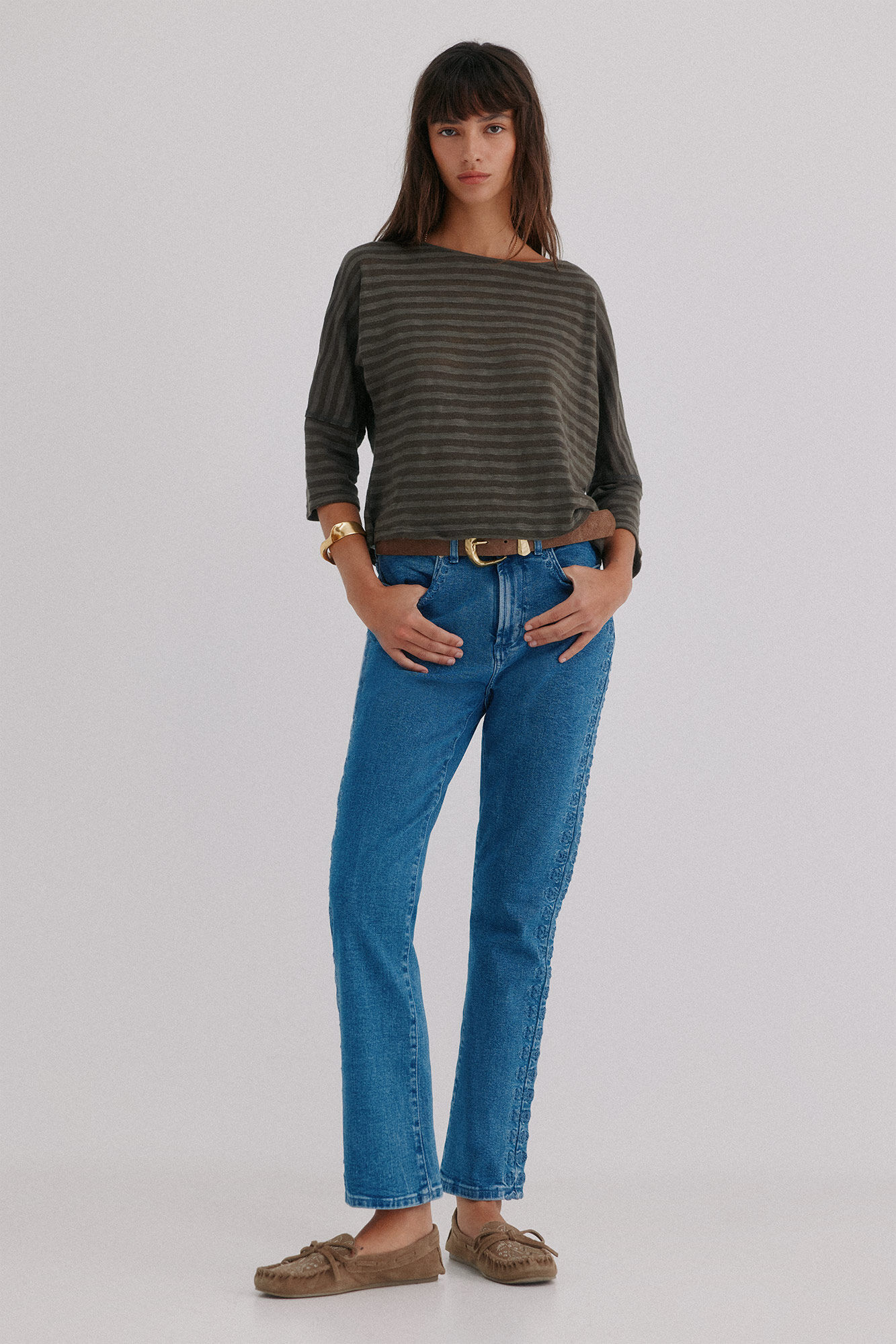 Hoss Intropia Bernadete. Cal&ccedil;a jeans bootcut