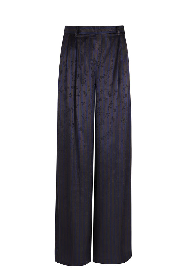 Hoss Intropia Payton. Pantal&oacute;n fluido Azul marino