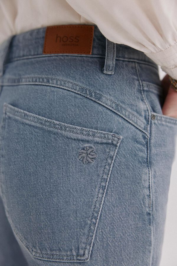 Hoss Intropia Brooke. Vaqueros wide leg Gris