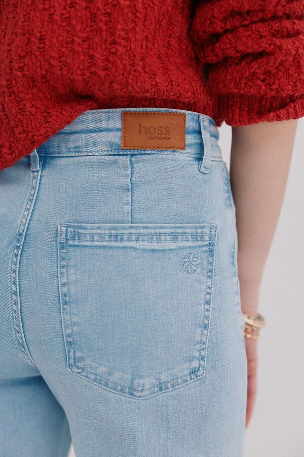 Hoss Intropia B&aacute;rbara. Jeans perna larga Azul