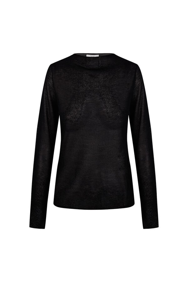 Hoss Intropia Ilein. Top de malha Preto