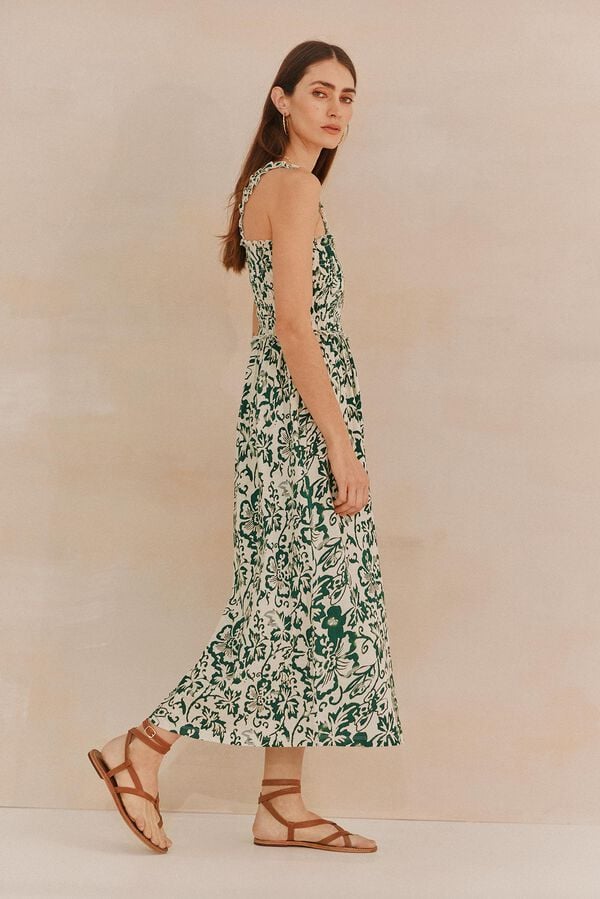 Hoss Intropia Livia. Vestido estampado Estampado Verde