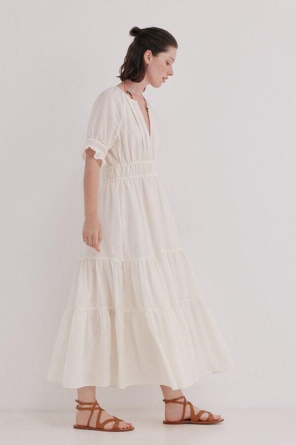 Hoss Intropia Alana. Vestido midi Branco