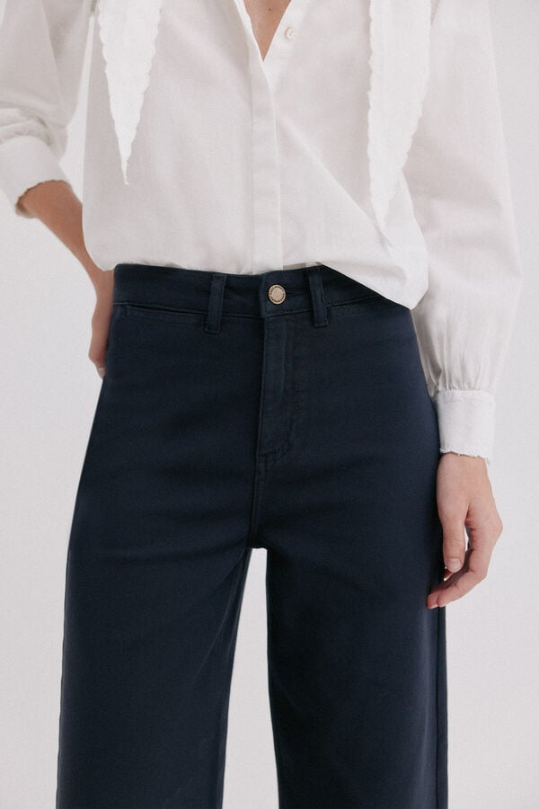 Hoss Intropia Piera. Cal&ccedil;a jacquard Cinzento