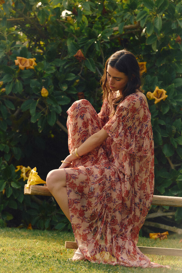 Hoss Intropia Aria. Vestido fluido Amarillo
