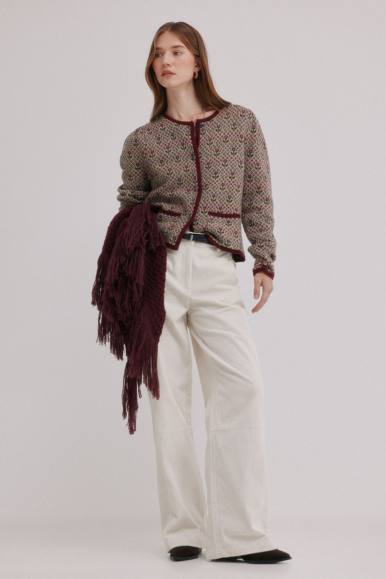 Hoss Intropia Isela. C&aacute;rdigan jacquard