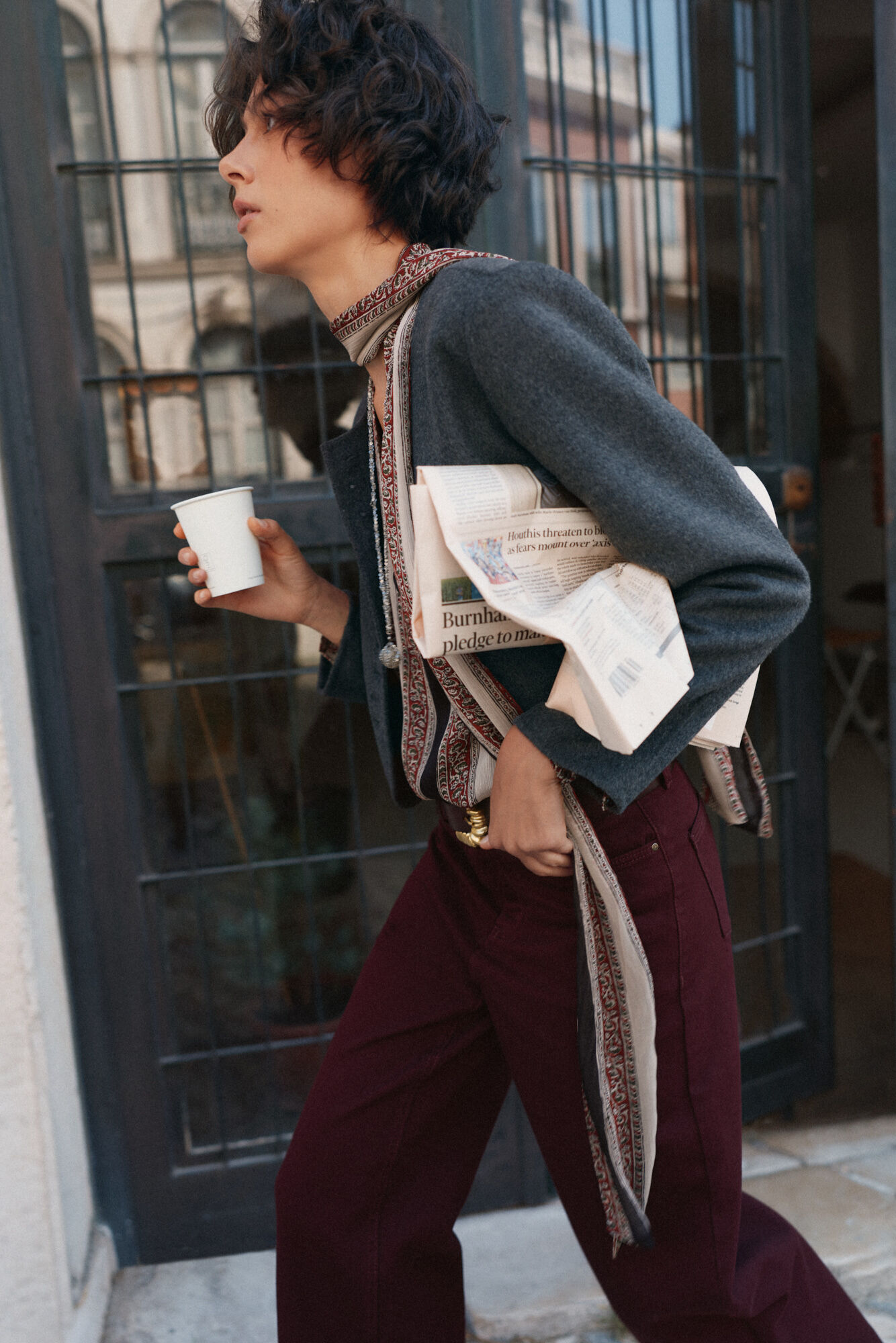 Hoss Intropia Erea. Blazer cropped