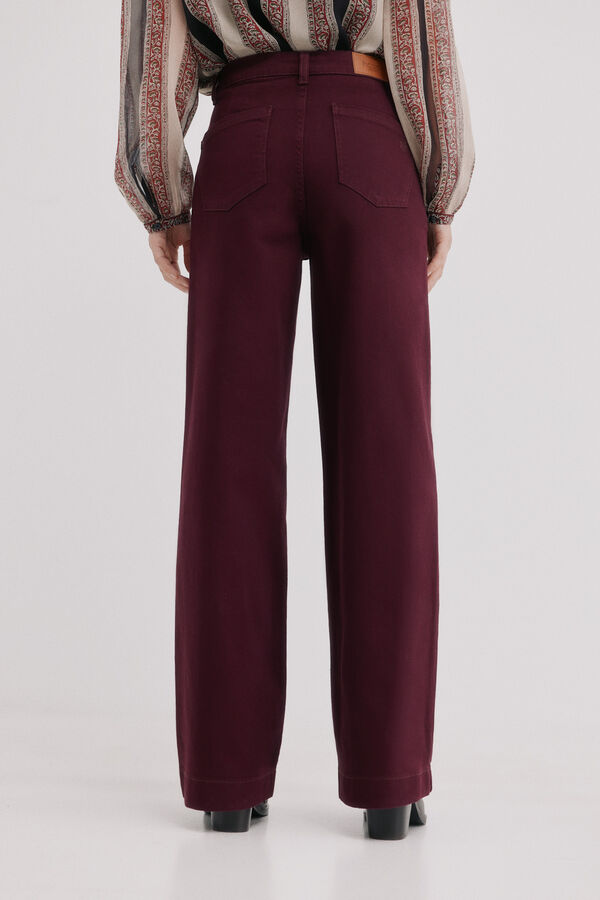 Hoss Intropia Valeria.Jeans fit wide leg Vino