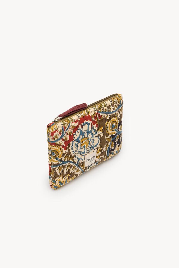 Hoss Intropia Laura. Cartera estampada acolchado Multicolor