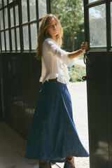 Hoss Intropia Rocío. Saia denim Azul