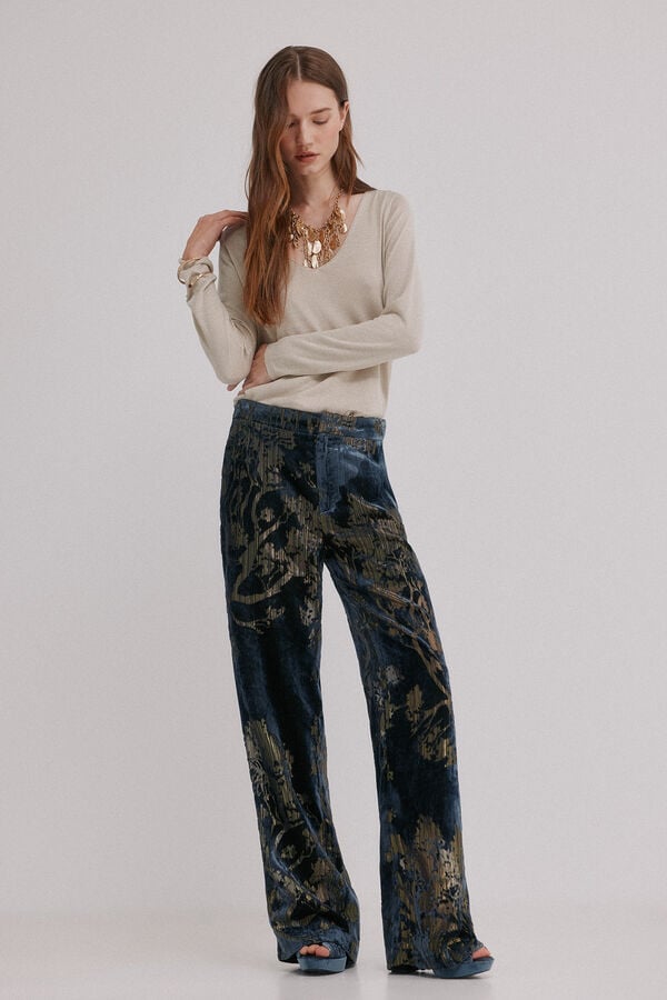 Hoss Intropia Isolina. Jersey de l&uacute;rex Azul marino