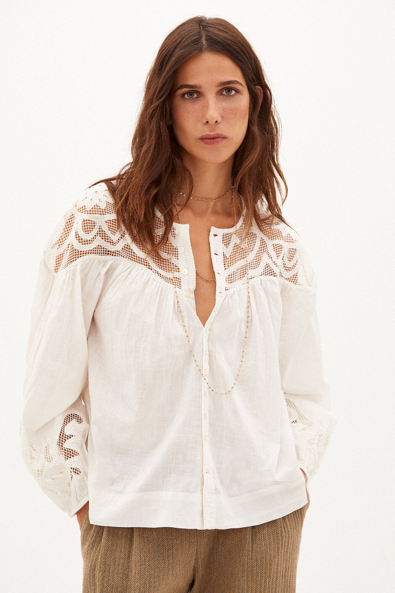 Camisas romanticas mujer outlet